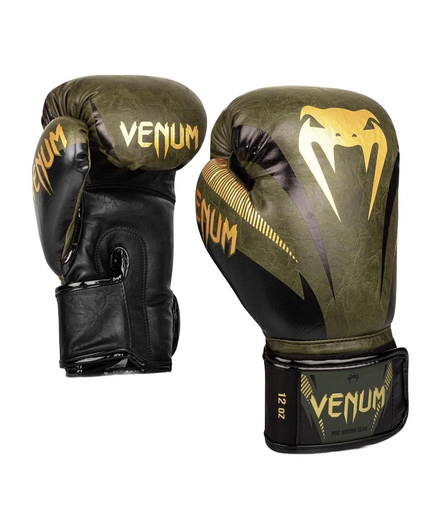 Venum Venum Elite Boxing Gloves - Gold/Black VE-1392-449-10OZ