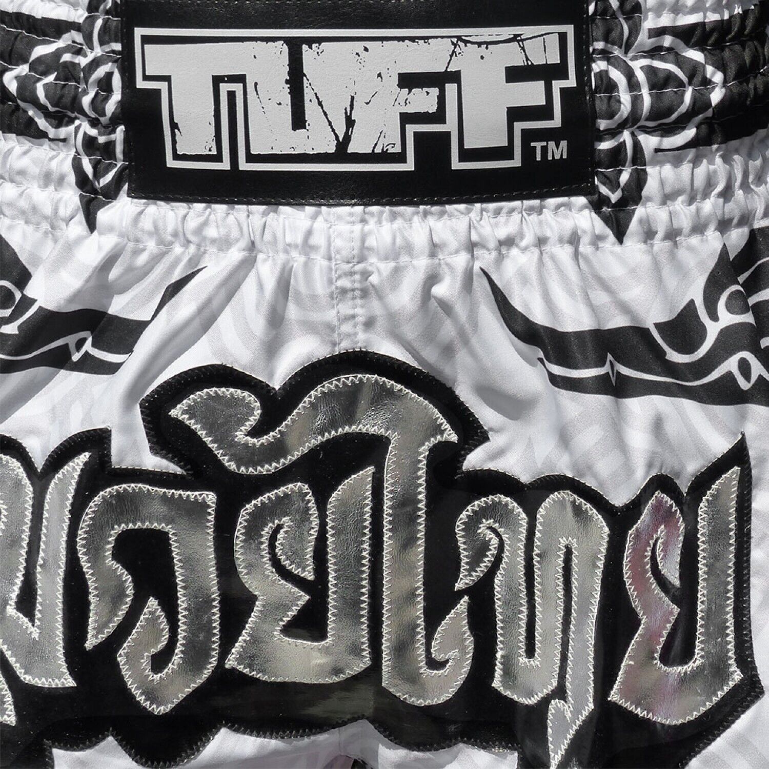 TUFF Muay Thai Shorts The Great Hongsa White MS631