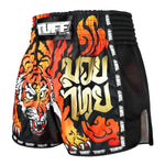 TUFF Muay Thai Shorts Black Furious Tiger MSC125