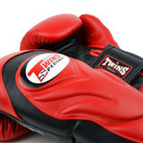 Twins Leather Deluxe Muay Thai Boxing Gloves BGVL6 Black Red White Green