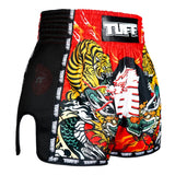 TUFF Muay Thai Shorts Chinese Dragon and Tiger MSC113