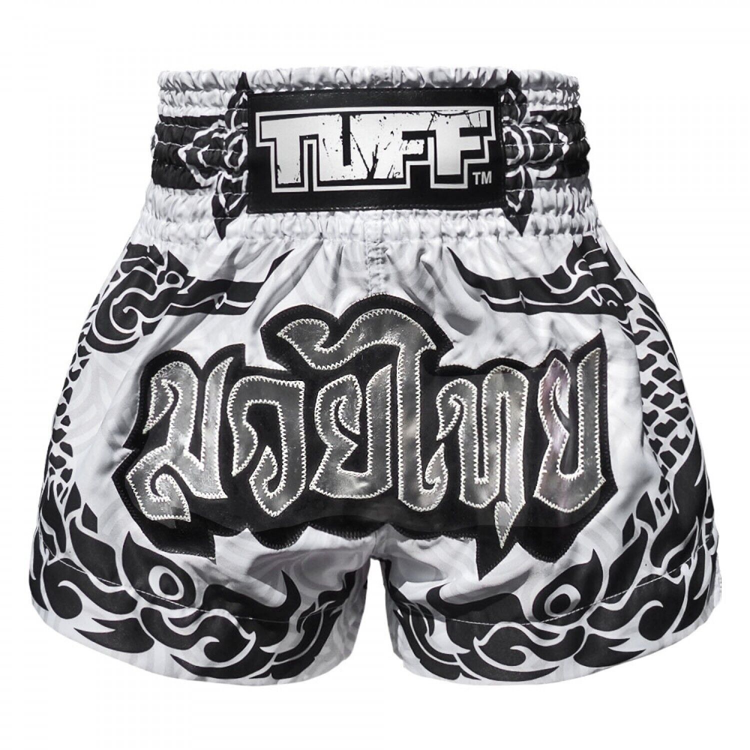 TUFF Muay Thai Shorts The Great Hongsa White MS631