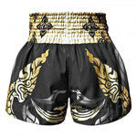 TUFF Muay Thai Shorts Thai King Of Naga Black MS631