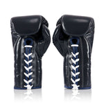 Fairtex BGL6 Leather Lace-Up Competition Fight Muay Thai Boxing Gloves