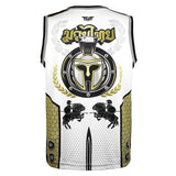 TUFF Golden Gladiator Muay Thai Training Tank Top Vest Kickboxing TT103