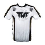 TUFF Quick Dry Muay Thai T-Shirt White Top Kickboxing