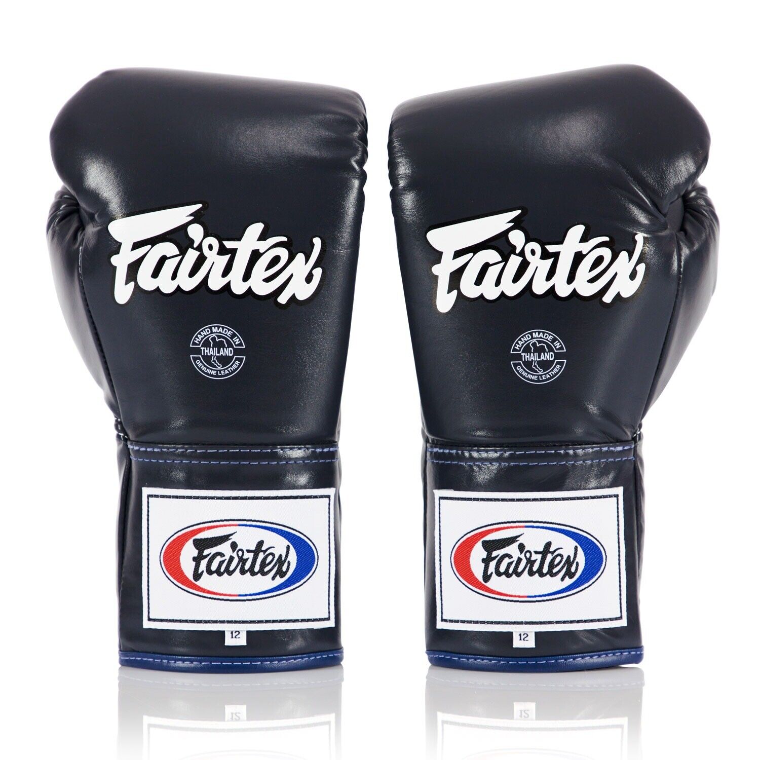 Fairtex BGL6 Leather Lace-Up Competition Fight Muay Thai Boxing Gloves