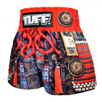 TUFF Muay Thai Shorts Armour MS657 Samurai Kickboxing MMA Traditional Style