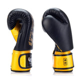 Yuth Gold Leather Muay Thai Boxing Gloves Adult