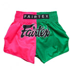 Fairtex Fighter Muay Thai Shorts BS1911 Green - Pink Kickboxing MMA