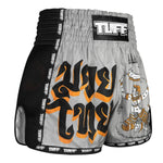 TUFF Muay Thai Shorts Hanuman Yantra with War Flag MSC118