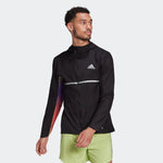 adidas Own The Run Mens Running Jacket Black Lightweight