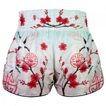 TUFF Muay Thai Shorts Akai Tsuru The Red Crane RMS114