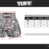 TUFF Kids Muay Thai Shorts Party Monster RMS104