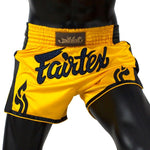 Fairtex Slim Cut Muay Thai Shorts BS1701 Yellow