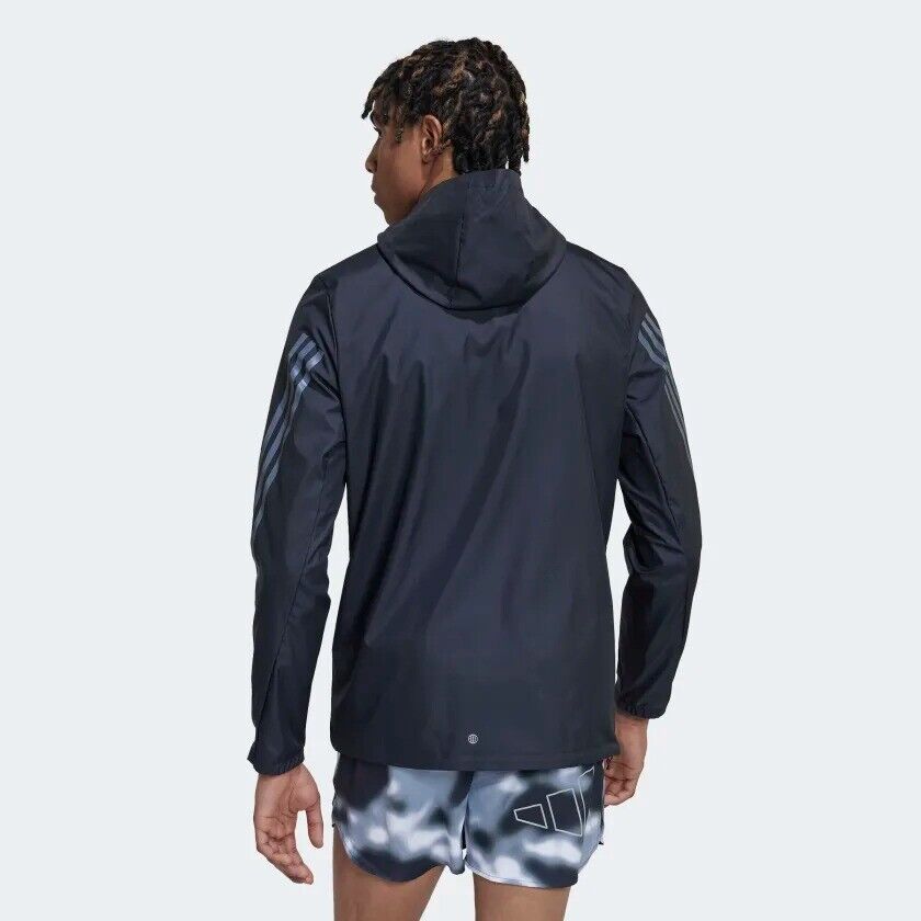 adidas Run Icons Mens Running Jacket Black