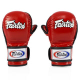 Fairtex Sparring Leather MMA Gloves FGV15 Hybrid Martial Arts 5-6 oz.