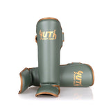 Yuth Gold Muay Thai Shin Guards Adult Kickboxing Pads MMA