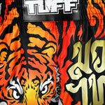 TUFF Muay Thai Shorts Black Furious Tiger MSC125