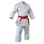 adidas 14oz WKF Karate Suit Japanese Cut Red