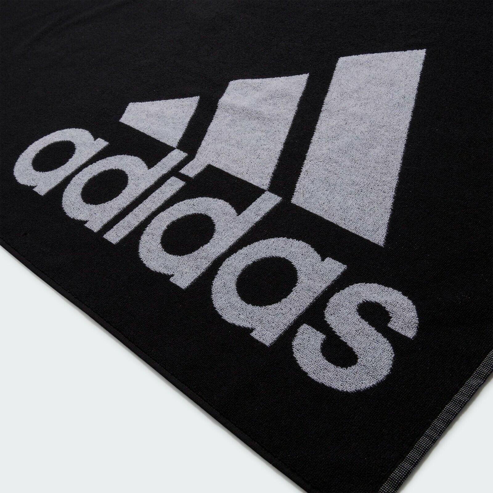 adidas Large Cotton Sports Towel Swimming Football Running Hockey