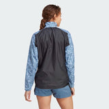 adidas Womens Terrex Trail Running Windbreaker Jacket Blue