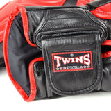 Twins Leather Deluxe Muay Thai Boxing Gloves BGVL6 Black Red White Green