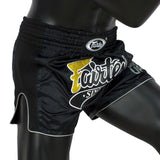 Fairtex Black Slim Cut Muay Thai Shorts BS1708