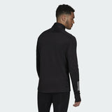 adidas Own The Run Running Top Mens Warm 1/2 Zip Long Sleeve Sustainable Fitness