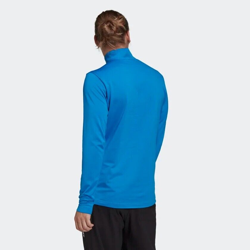 adidas Terrex Everyhike Mens Running Top Hiking Half Zip Long Sleeve T-Shirt