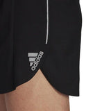 adidas Mens Own The Run Split Running Shorts Black Reflective Gym Fitness