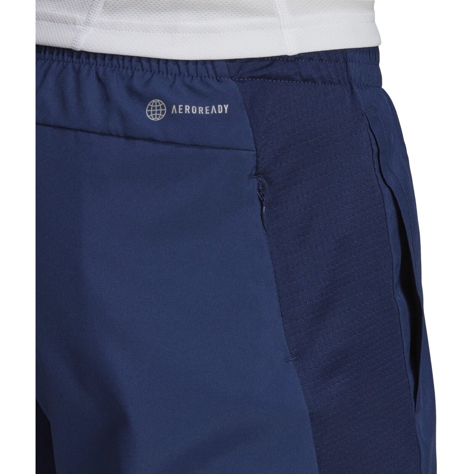 adidas Own The Run Mens Running Shorts Blue Reflective Pockets Gym Fitness