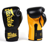 Fairtex Super Sparring Muay Thai Boxing Gloves BGV18 Black 20oz.