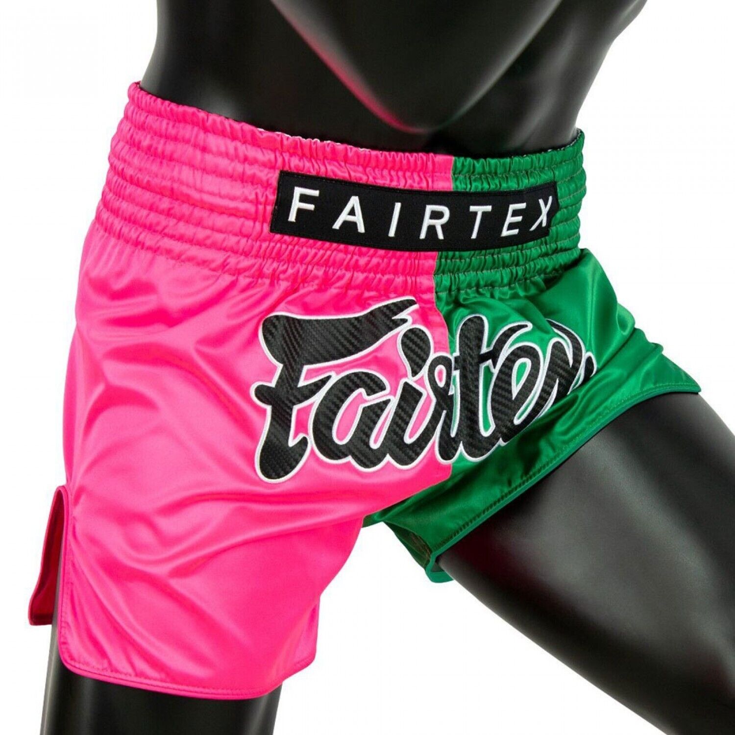 Fairtex Fighter Muay Thai Shorts BS1911 Green - Pink Kickboxing MMA