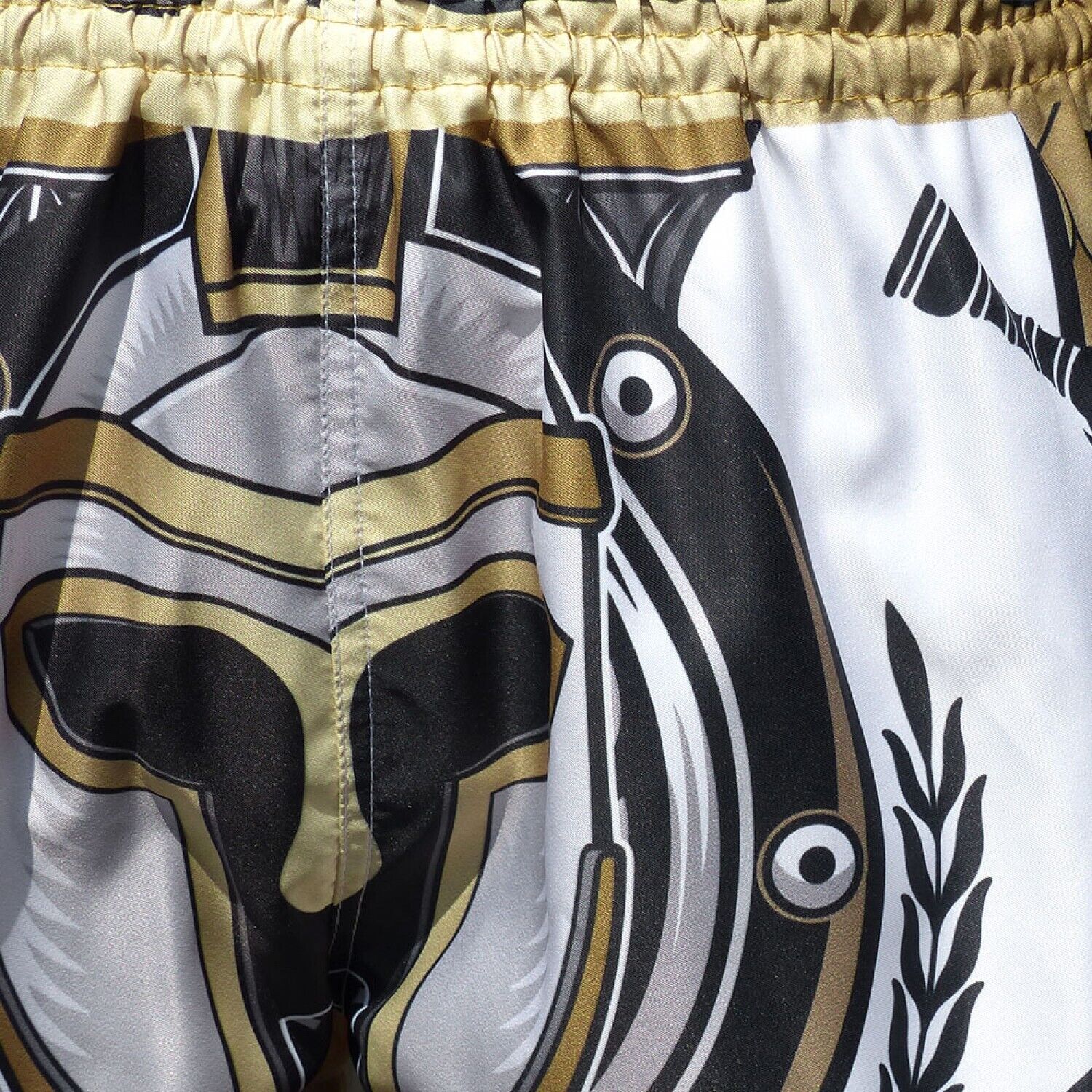 TUFF Muay Thai Shorts Golden Gladiator MS634