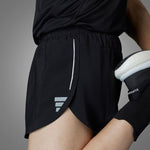 adidas Own The Run Split Running Shorts Mens Black Lightweight Reflective