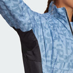 adidas Womens Terrex Trail Running Windbreaker Jacket Blue