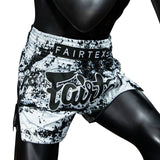 Fairtex Grunge Muay Thai Shorts BS1948 White