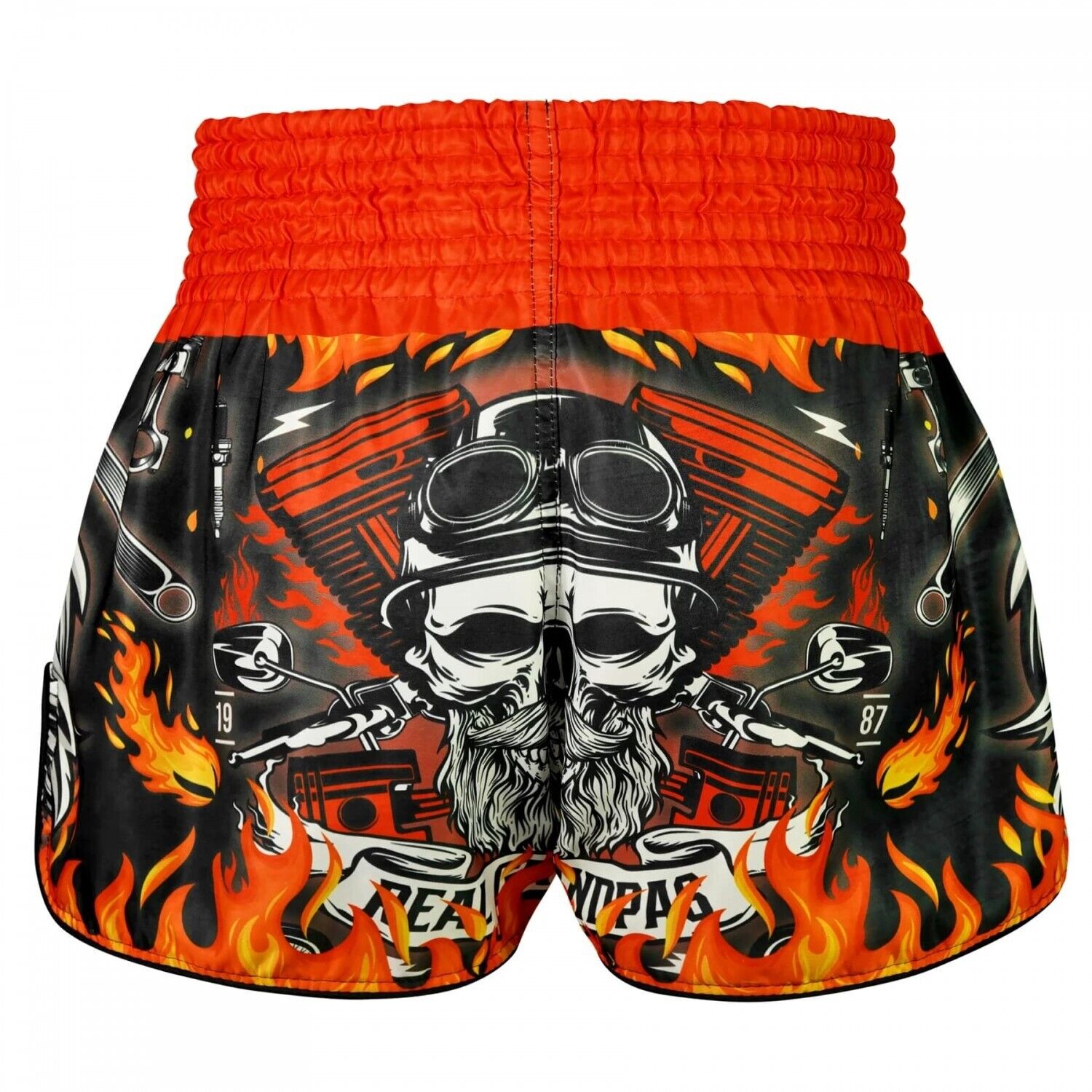 TUFF Muay Thai Shorts Graybeard and The Eagle RMS108