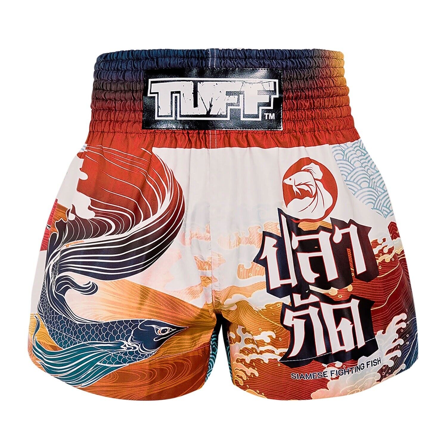 TUFF Muay Thai Shorts Siamese Wind In The Water MS670