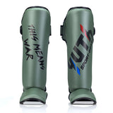 Yuth Sport Muay Thai Shin Guards Adult Kickboxing Pads MMA