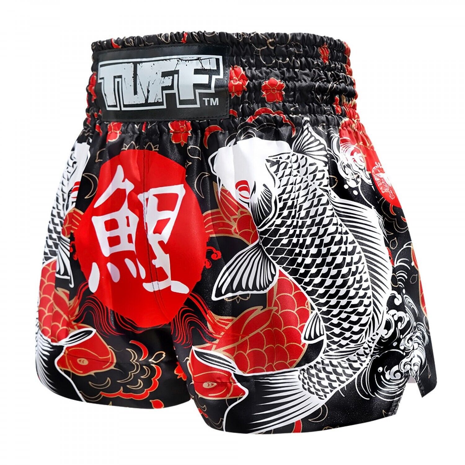 TUFF Muay Thai Shorts Japanese Koi MS638