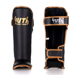 Yuth Gold Muay Thai Shin Guards Adult Kickboxing Pads MMA