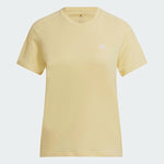 adidas Run It Tee Womens Running Top Ladies Fitness T-Shirt Yellow Aeroready