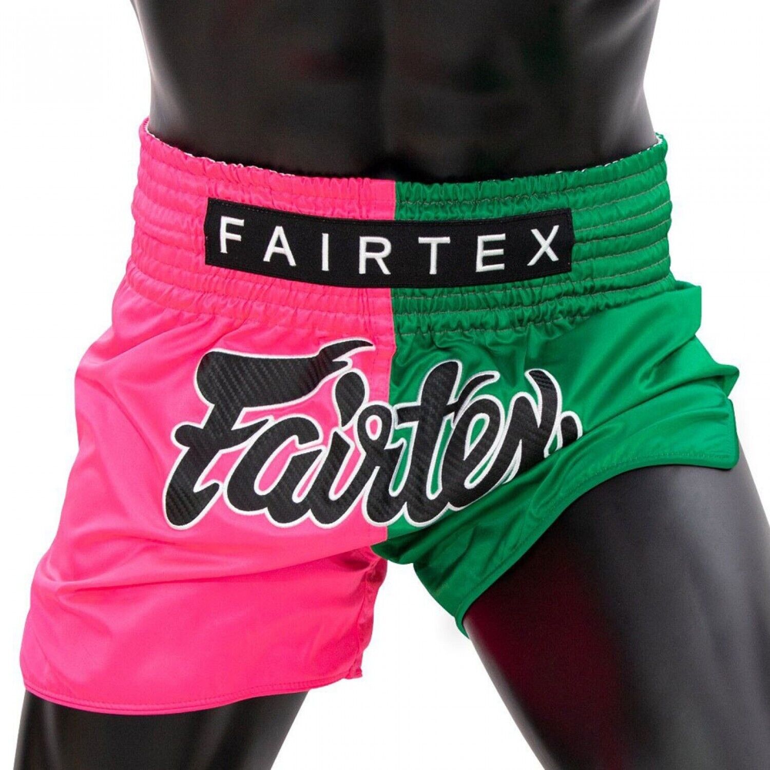 Fairtex Fighter Muay Thai Shorts BS1911 Green - Pink Kickboxing MMA