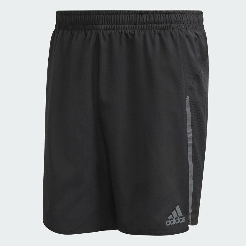 adidas Saturday Running Shorts Mens Sustainable Fitness Phone Pocket Black