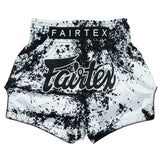 Fairtex Grunge Muay Thai Shorts BS1948 White