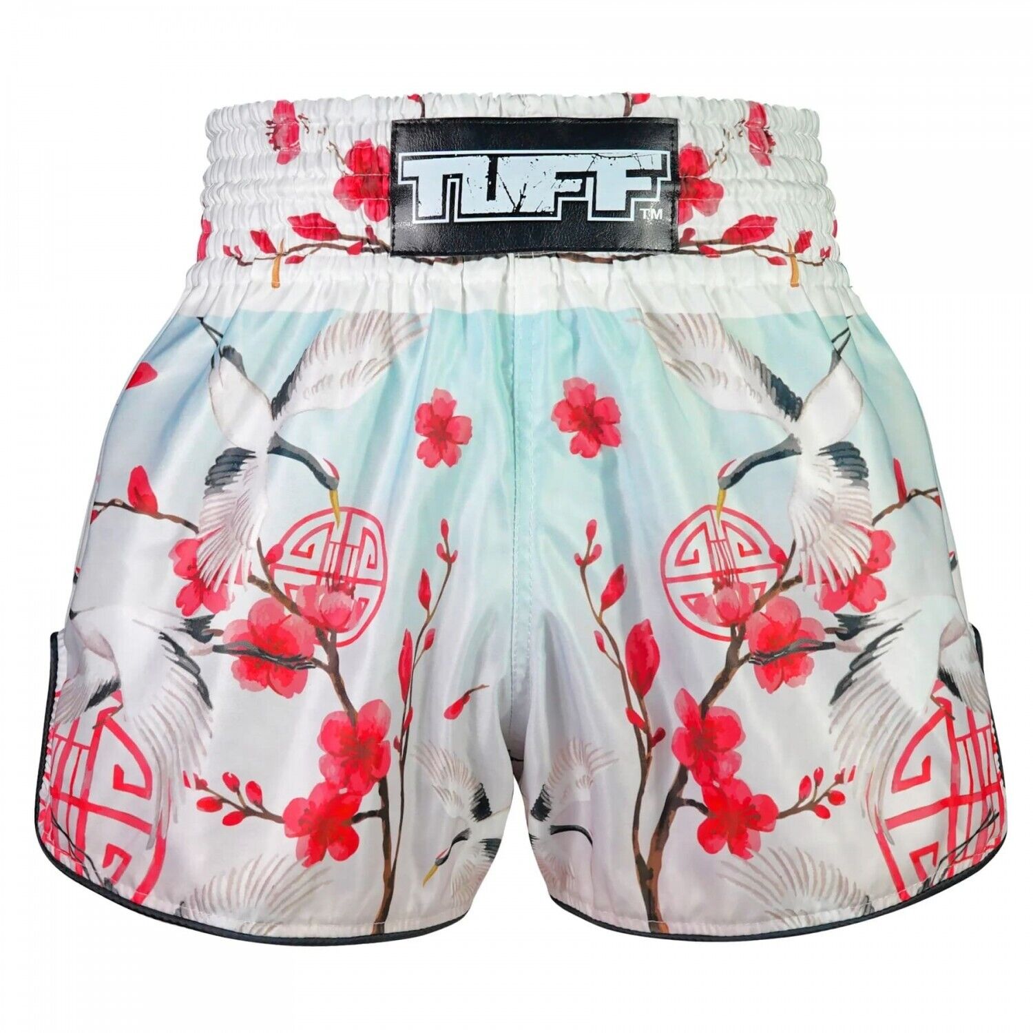 TUFF Muay Thai Shorts Akai Tsuru The Red Crane RMS114