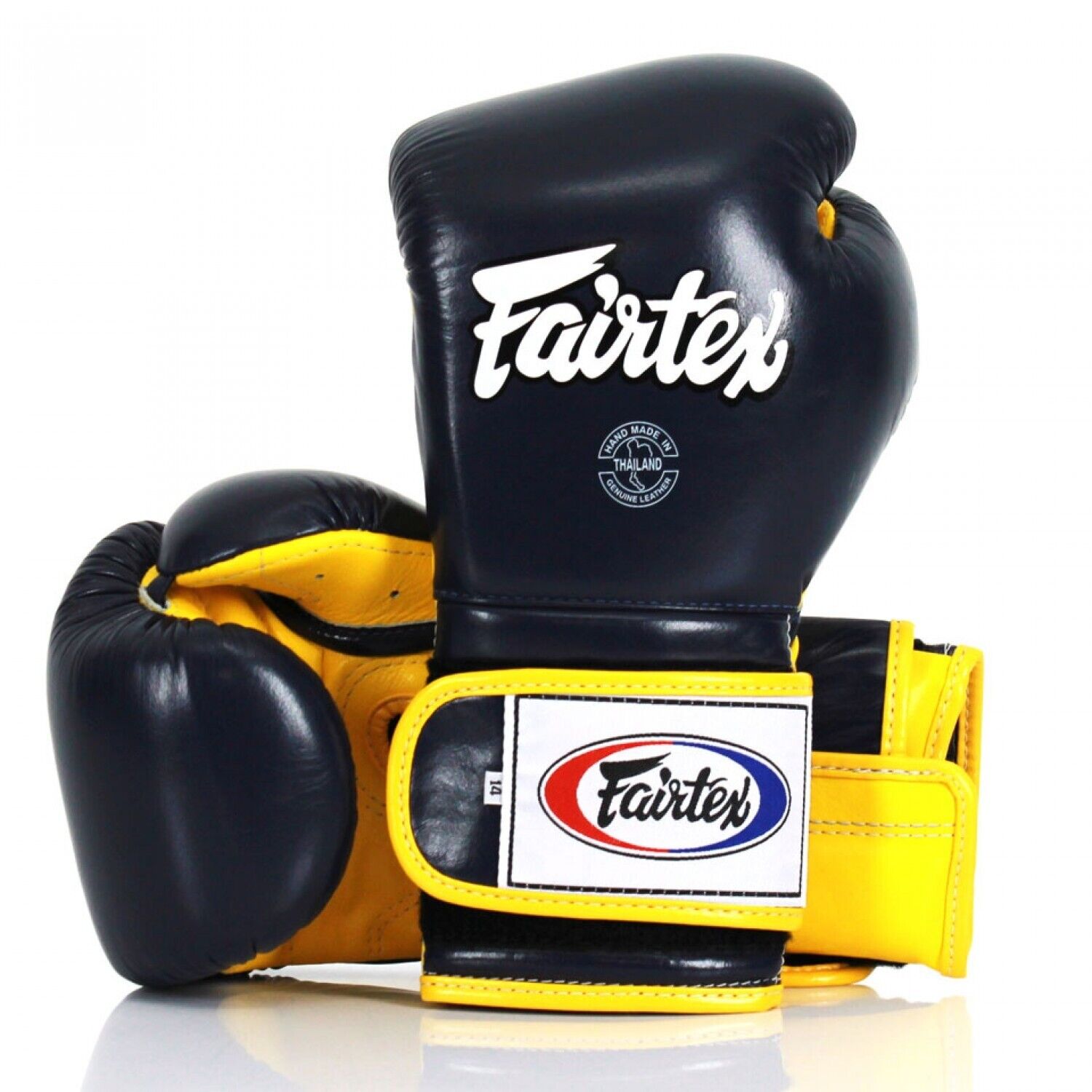 Fairtex BGV9 Mexican Style Boxing Gloves Muay Thai  Black Blue White