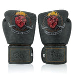 Fairtex X Tom Atencio Heart Of The Warrior Leather Muay Thai Boxing Gloves BGV